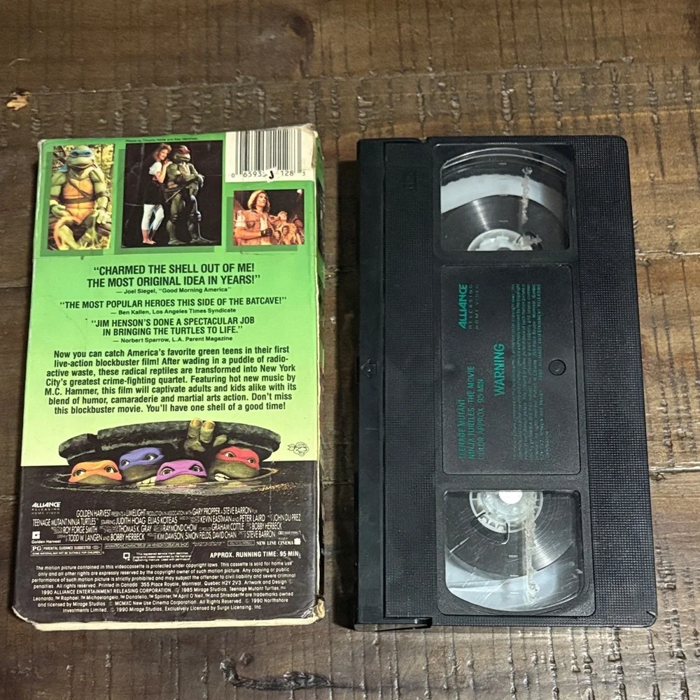 Teenage Mutant Ninja Turtles VHS Bundle and Save 5/$20 - Picture 2 of 3